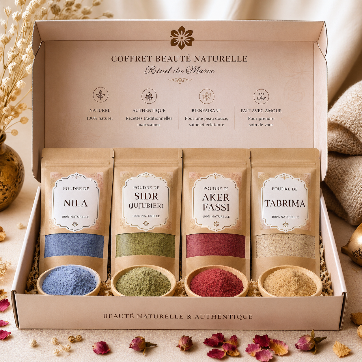 🌿✨ Coffret Éclat Naturel - 🎁 1 pack acheté = 1 PACK OFFERT - Une peau sublime dès la première utilisation