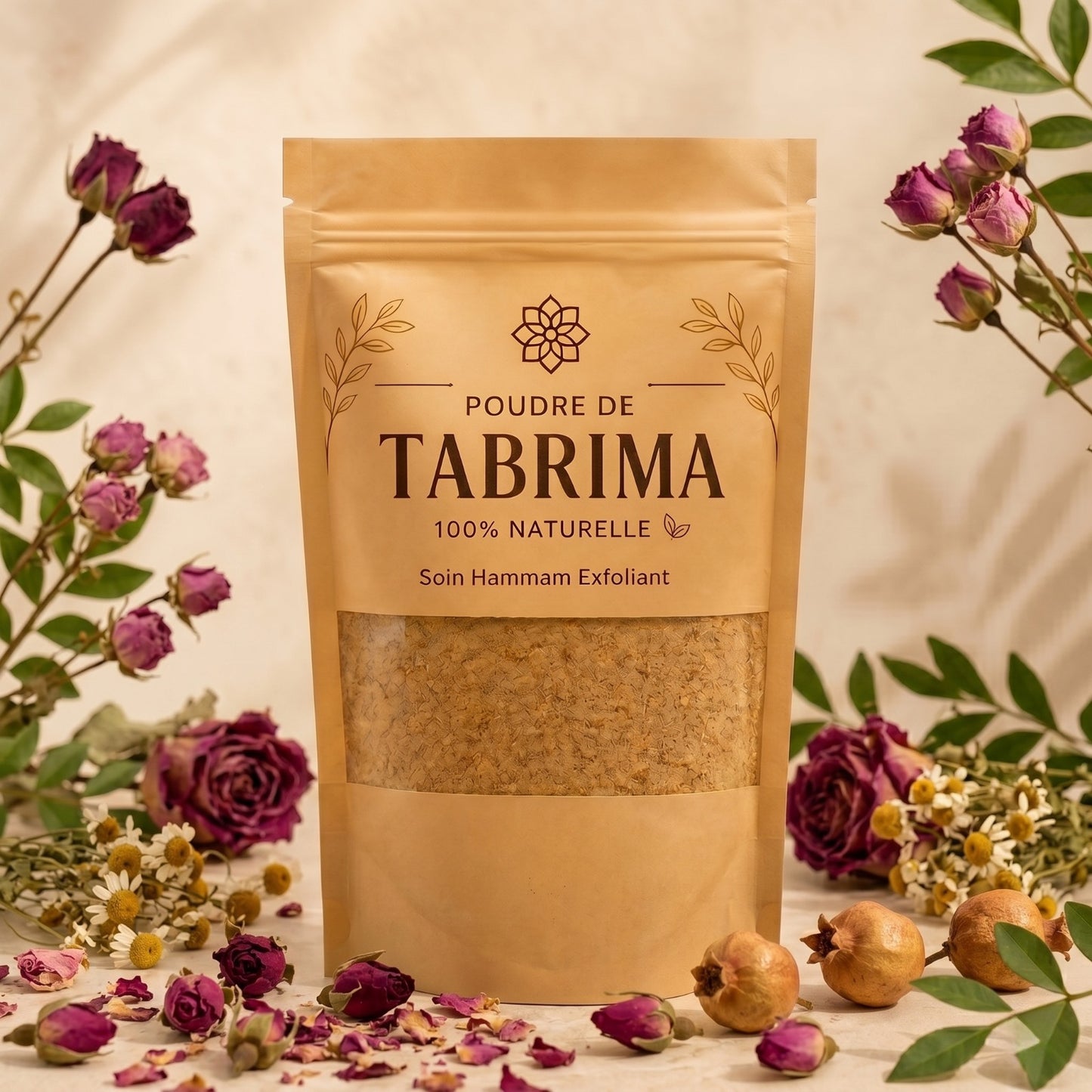 🤎 Poudre de Tabrima – Gommage naturel & peau lisse 100g