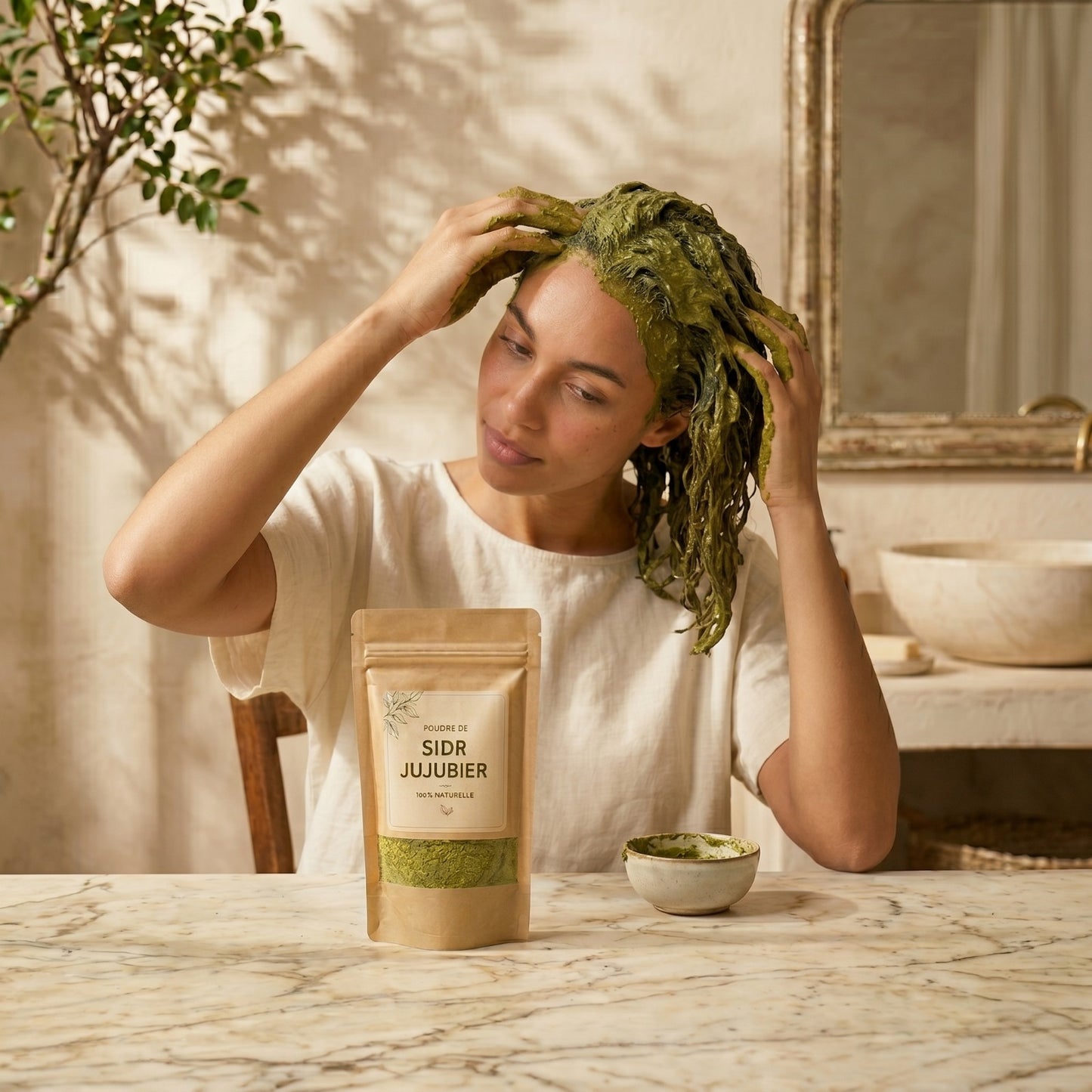 🌿 Poudre de Sidr (Jujubier) – Purifie, Fortifie & Sublime Corps & Cheveux 100g