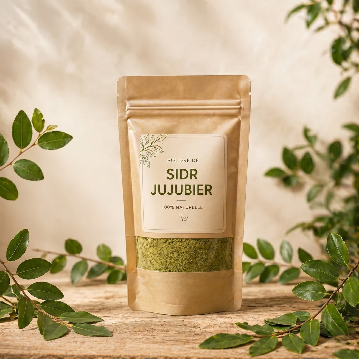 🌿 Poudre de Sidr (Jujubier) – Purifie, Fortifie & Sublime Corps & Cheveux 100g